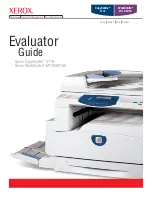 Предварительный просмотр 1 страницы Xerox Copycentre C118 Evaluator Manual