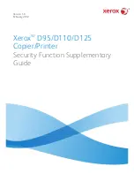 Xerox D95 Supplementary Manual preview
