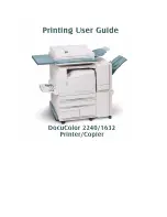 Xerox DocuColor 1632 Printing User Manual preview