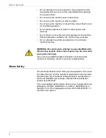 Предварительный просмотр 6 страницы Xerox DocuColor 1632 Safety Notes