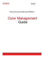 Xerox DocuColor 2045 Color Management Manual preview