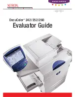 Xerox DocuColor 242 Evaluator Manual preview