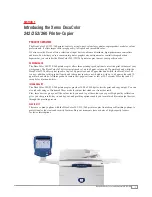Preview for 3 page of Xerox DocuColor 242 Evaluator Manual