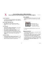 Предварительный просмотр 6 страницы Xerox DocuColor 30 Supplementary Manual