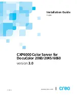 Preview for 1 page of Xerox DocuColor 6060 Installation Manual