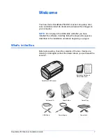 Preview for 7 page of Xerox DocuMate 250 Installation Manual