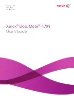 Xerox DocuMate 4799 User Manual preview