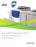 Предварительный просмотр 1 страницы Xerox DocuMate 700 Specifications