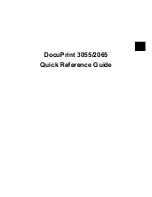 Xerox DocuPrint 3055 Quick Reference Manual preview