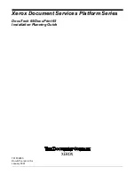 Предварительный просмотр 1 страницы Xerox DocuPrint 65 Installation Planning Manual