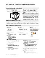 Preview for 4 page of Xerox DocuPrint C3055 User Manual