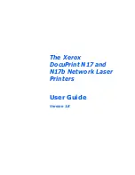 Предварительный просмотр 1 страницы Xerox DocuPrint N17 User Manual