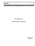 Предварительный просмотр 1 страницы Xerox Dove Technical Reference Manual