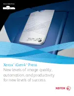 Предварительный просмотр 1 страницы Xerox iGen4 Brochure & Specs