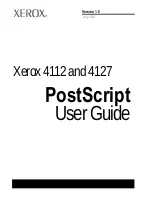 Preview for 1 page of Xerox Legacy 4112 User Manual