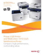 Xerox Phaser 3320 Specifications предпросмотр