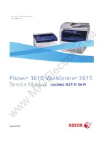 Xerox Phaser 3610 Service Manual preview