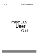 Xerox Phaser 5335 User Manual preview
