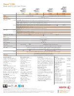 Предварительный просмотр 4 страницы Xerox Phaser 5550 Specifications