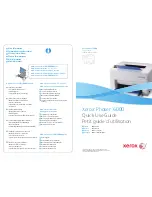 Xerox Phaser 6000 Quick Use Manual preview