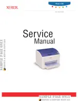 Xerox Phaser 6120 Service Manual preview