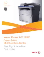 Preview for 1 page of Xerox PHASER 6121MFP Brochure & Specs