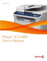 Предварительный просмотр 1 страницы Xerox PHASER 6121MFP Service Manual