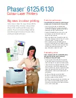 Preview for 2 page of Xerox Phaser 6125 Quick Manual