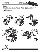 Предварительный просмотр 2 страницы Xerox Phaser 6250DP User Manual