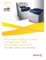 Предварительный просмотр 1 страницы Xerox Phaser 6500 Brochure