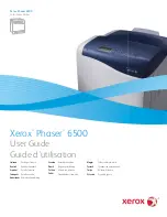 Preview for 1 page of Xerox Phaser 6500 User Manual