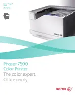 Xerox PHASER 7500 Brochure & Specs предпросмотр