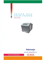 Xerox Phaser  8200 User Manual preview