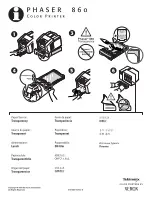 Preview for 4 page of Xerox Phaser 840 Supplementary Manual