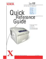 Preview for 1 page of Xerox Phaser 8400 Quick Reference Manual