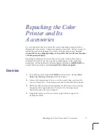 Preview for 3 page of Xerox Phaser 850 Repacking Manual