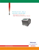 Xerox Phaser 860 Advanced Features And Troubleshooting Manual предпросмотр
