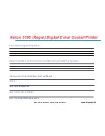 Preview for 7 page of Xerox Regal 5790 Specifications