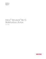 Xerox VersaLink B415 User Manual предпросмотр