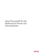 Xerox VersaLink B71 Series User Documentation preview