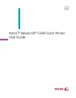 Preview for 1 page of Xerox VersaLink C400 User Manual