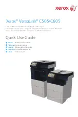 Xerox VersaLink C505 Quick Use Manual preview