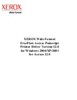 Preview for 1 page of Xerox Wide Format 6030 Release Note