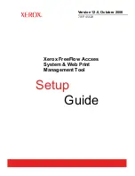 Preview for 1 page of Xerox Wide Format 6030 Setup Manual