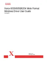 Xerox Wide Format 6030 Software Manual preview