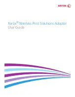 Xerox Wireless Print Solutions Adapter User Manual preview