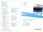 Preview for 1 page of Xerox WorkCentre 3615 Quick Use Manual