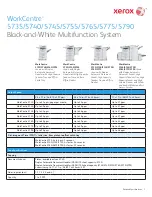 Xerox WORKCENTRE 5735 Datasheet предпросмотр