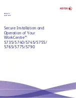 Xerox WORKCENTRE 5735 Secure Installation And Operation предпросмотр