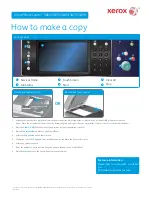 Предварительный просмотр 1 страницы Xerox WorkCentre 5845 Quick Manual